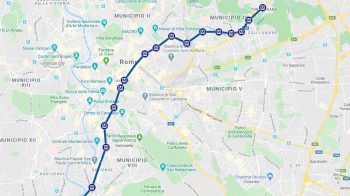 Rome Metro: Line B. Map And Stations | ArcheoRoma