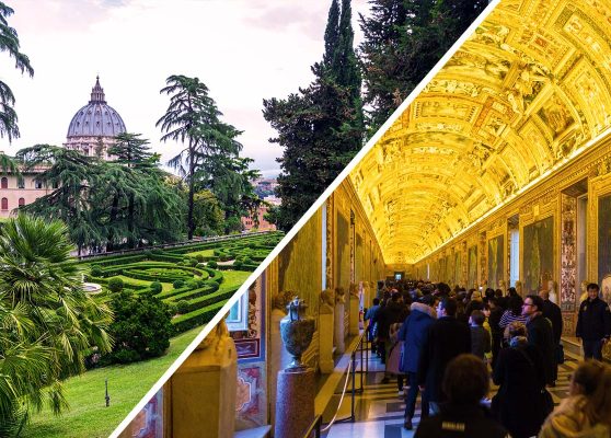 Bus tour of the Vatican Gardens + Vatican Museums ticket