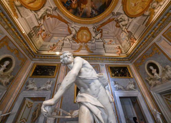 David by Gian Lorenzo Bernini at the Borghese Gallery