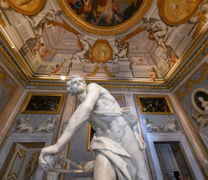 David by Gian Lorenzo Bernini at the Borghese Gallery