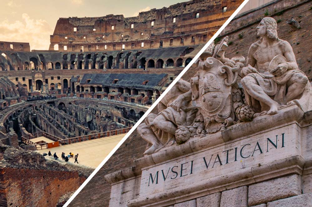 Full day tour: Colosseum, Vatican Museums and Sistine Chapel | ArcheoRoma