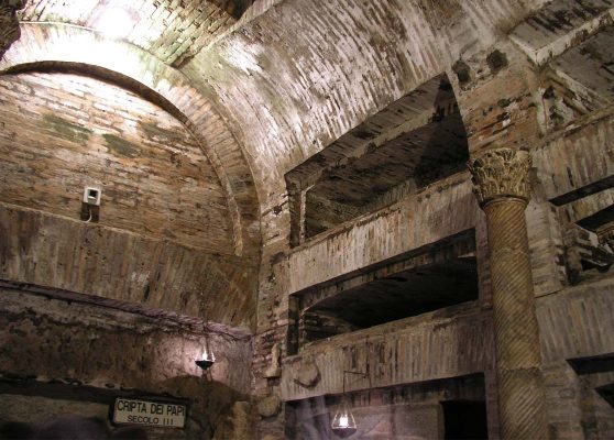 Guided tour of the Catacombs of Saint Callixtus in Rome