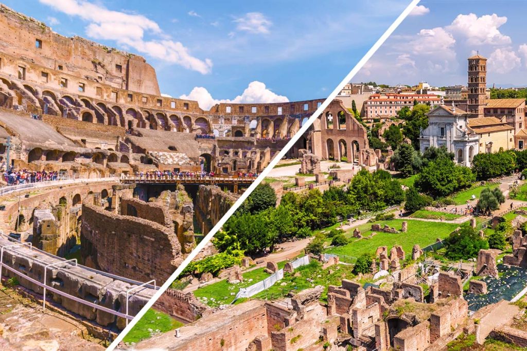 Ordinary Guided Tour of the Colosseum +access to Roman Forum and Palatine Hill