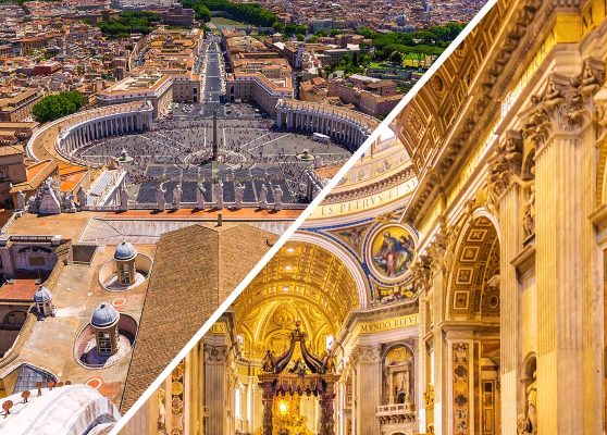 Guided tour of St. Peter’s Basilica, including exclusive access to the Dome