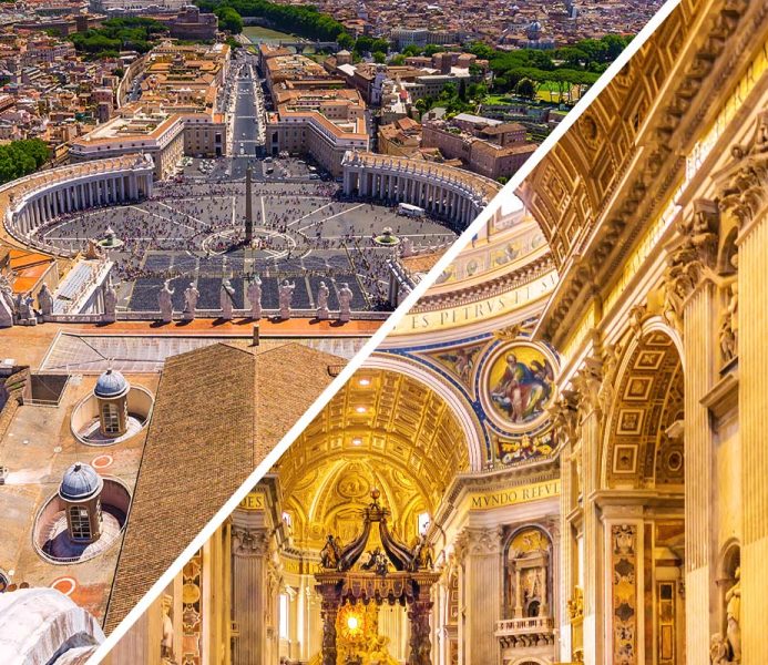 Guided tour of St. Peter’s Basilica, including exclusive access to the Dome