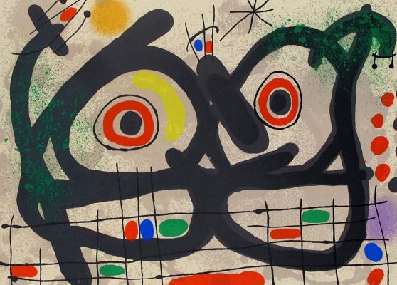 Joan Miró. Le lézard aux plumes d'or, 1967. Exhibition in Rome